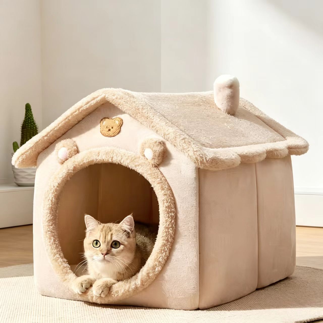2 in 1 Foldable Cat & Dog Bed – OEM Removable Cover Washable Pet Sofa – Custom Foam Pet Bed Manufacturer China